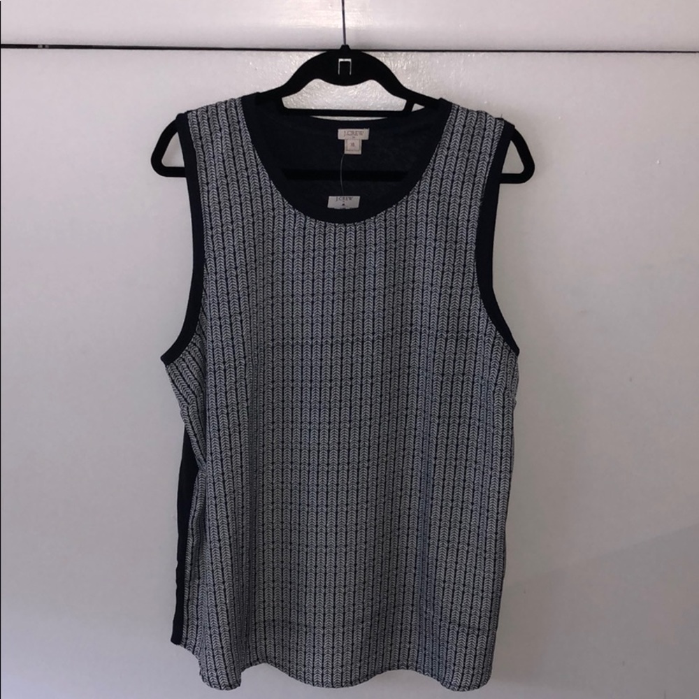 Jcrew NWT sleeveless top. Size XL